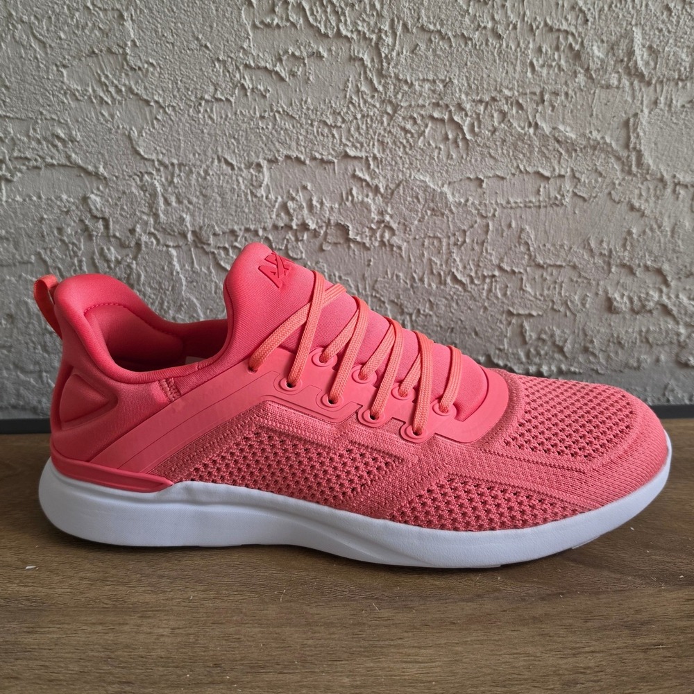 APL TechLoom Tracer Training Shoes Women 12 Men 10.5 Coral Pink NEW